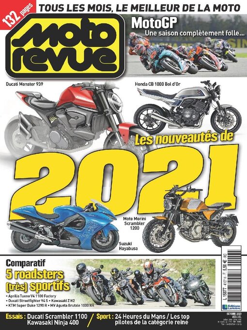 Détails du titre pour Moto Revue par Editions Lariviere SAS - Disponible